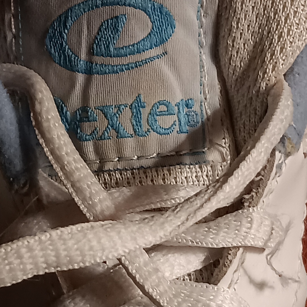 Dexter Light Blue and White Bowling Shoes